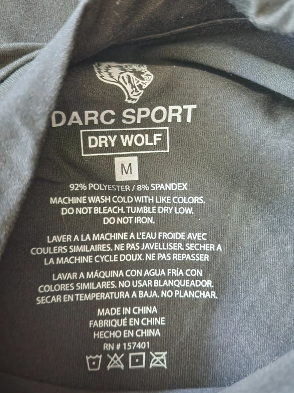 Darc Sport wolves Black Short-Sleeve LA Wolves Graphic Tee Dry Wolf